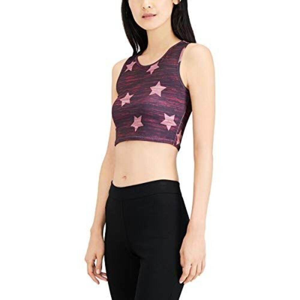 Material Girl Juniors Star Print Sports Bra